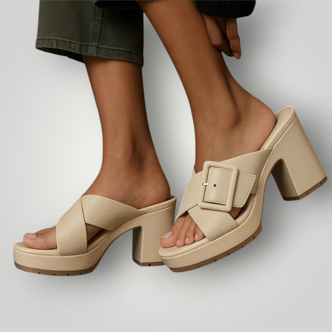Orthopedische Sandalen Dames met Crisscross Riemen
