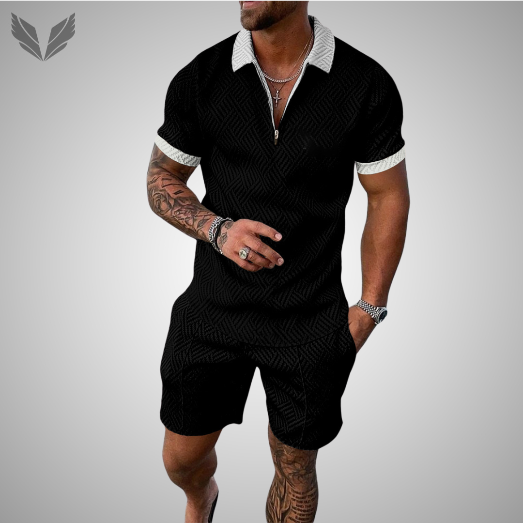 Men's Casual Polo/Short Set X (Stijl 13)