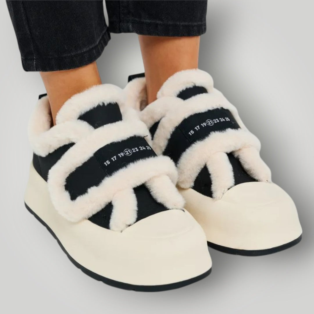 Heren Fleece Schoenen met Moderne Rand