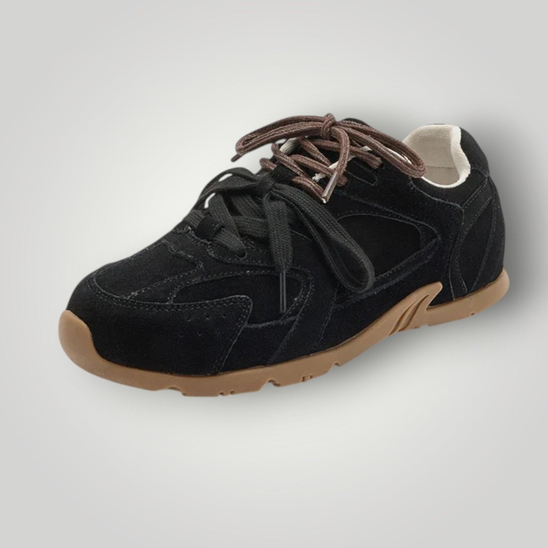 Heren Sneakers Suède met Dubbel Kanten Ontwerp