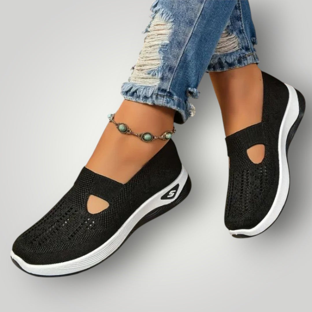 Verdano | Heren Schoenen Zwart Mesh Orthopedisch Ademend
