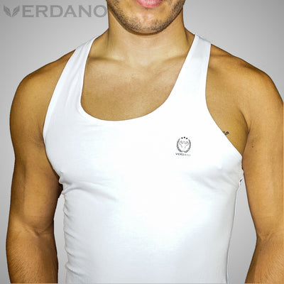 Heren Sportkleding Tanktop Wit Comfortabel