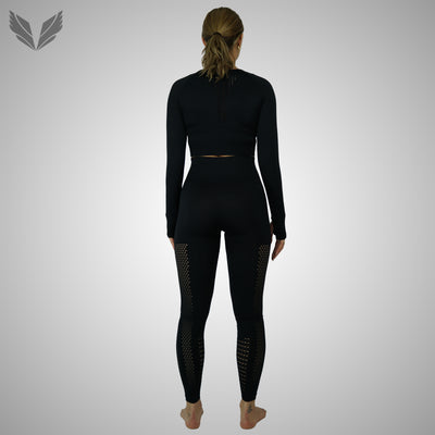 Dames Sportlegging - Sportset Stretchy Comfortabel Rekbaar Hoge Taille Verdano Anti Cellulite Royal High Waist Squat Proof